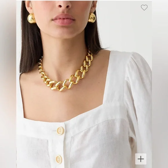 J.CREW Size XXL Squareneck Button-Up top 100% Linen White - Picture 2 of 16